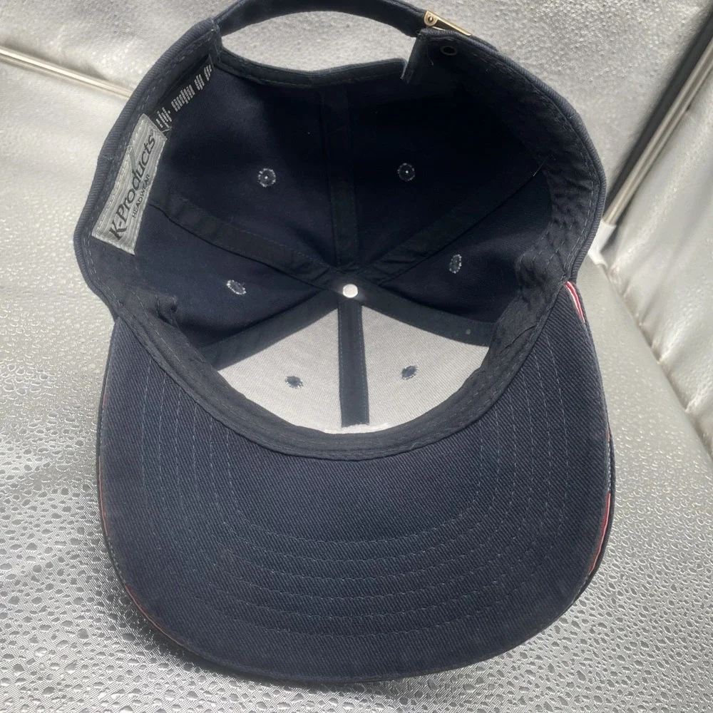 UPS Blue Baseball Cap‎ Uniform American Flag Edge On Bill